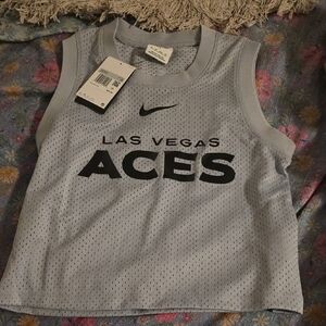 Nike Light Gray Las Vegas Aces Jersey
